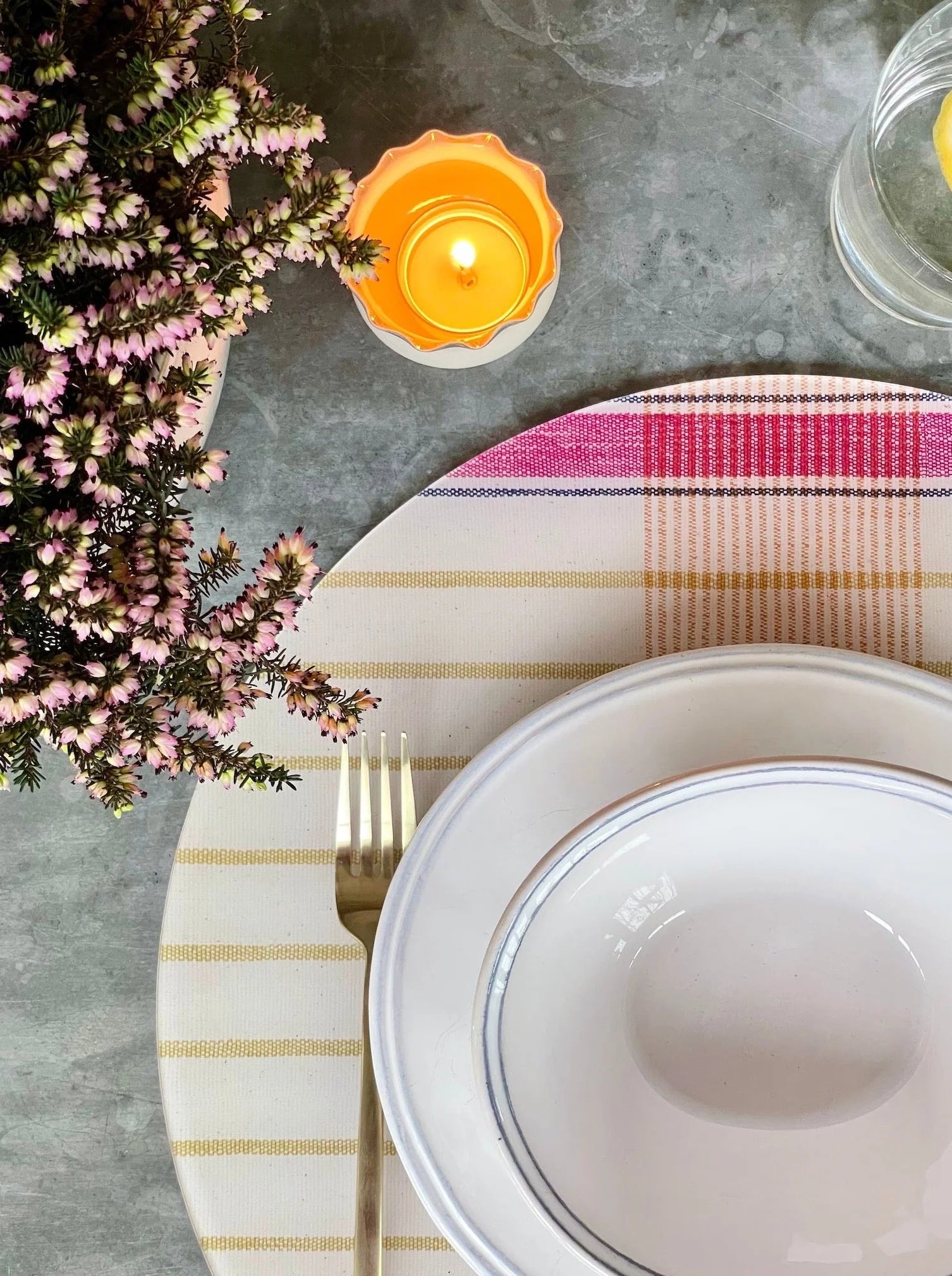 Rose Loomed Placemat