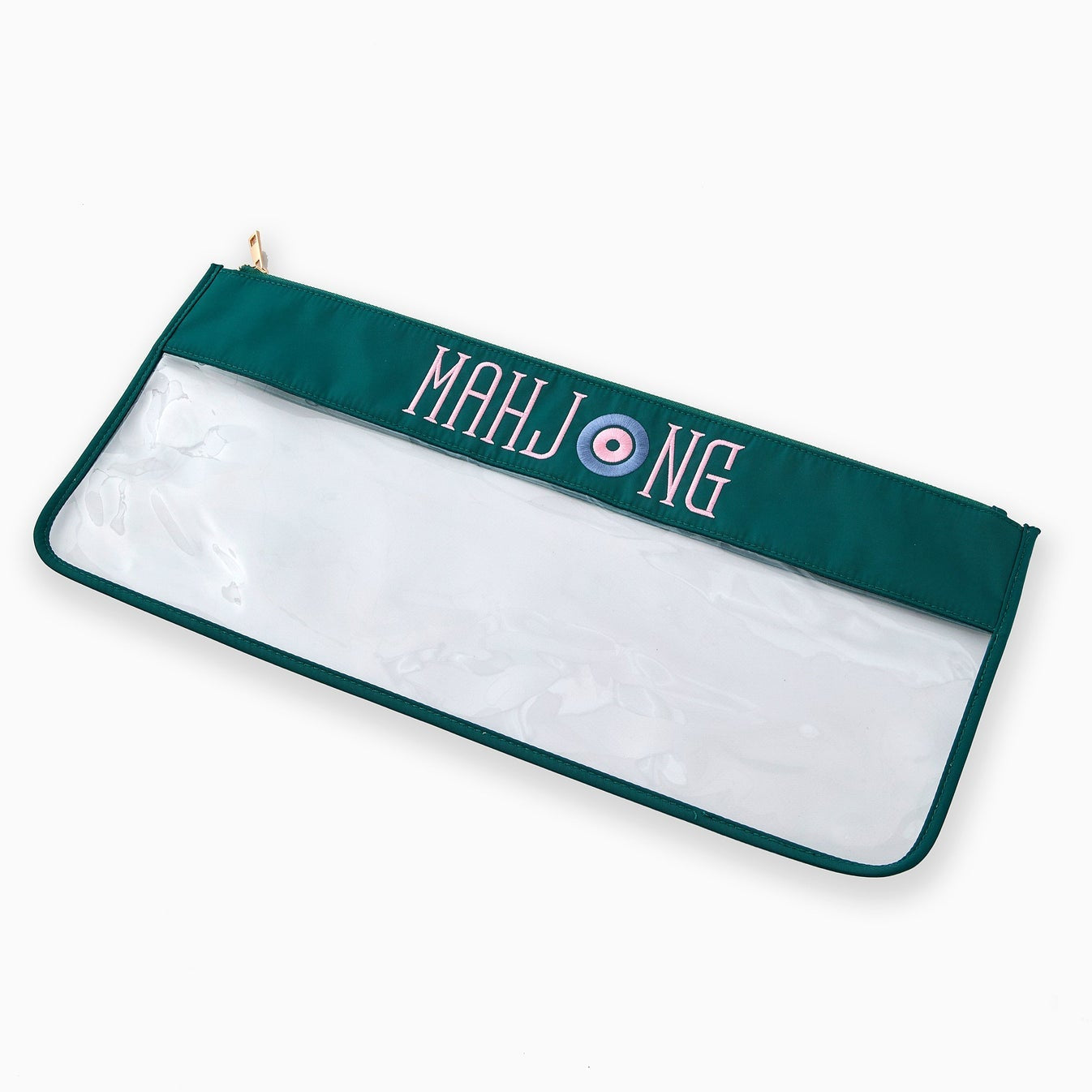 Teal Mahjong Tile Bag
