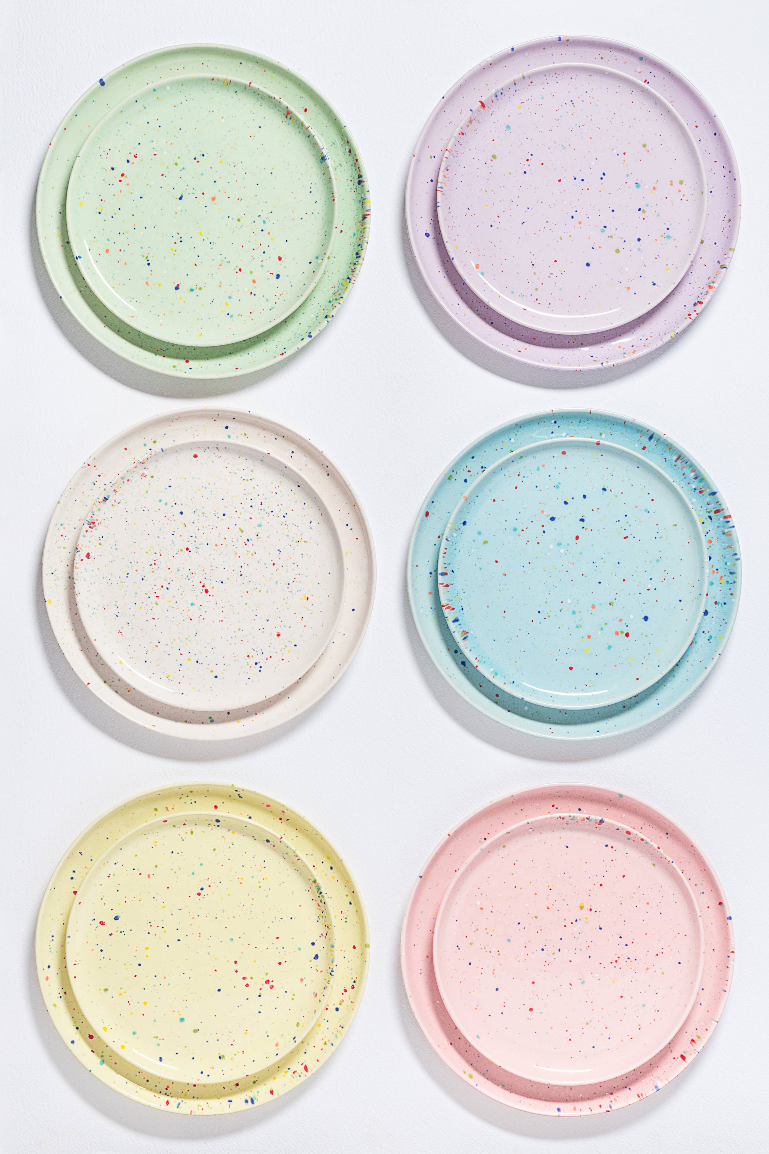 Pastel Party Plate, Med 8.5"