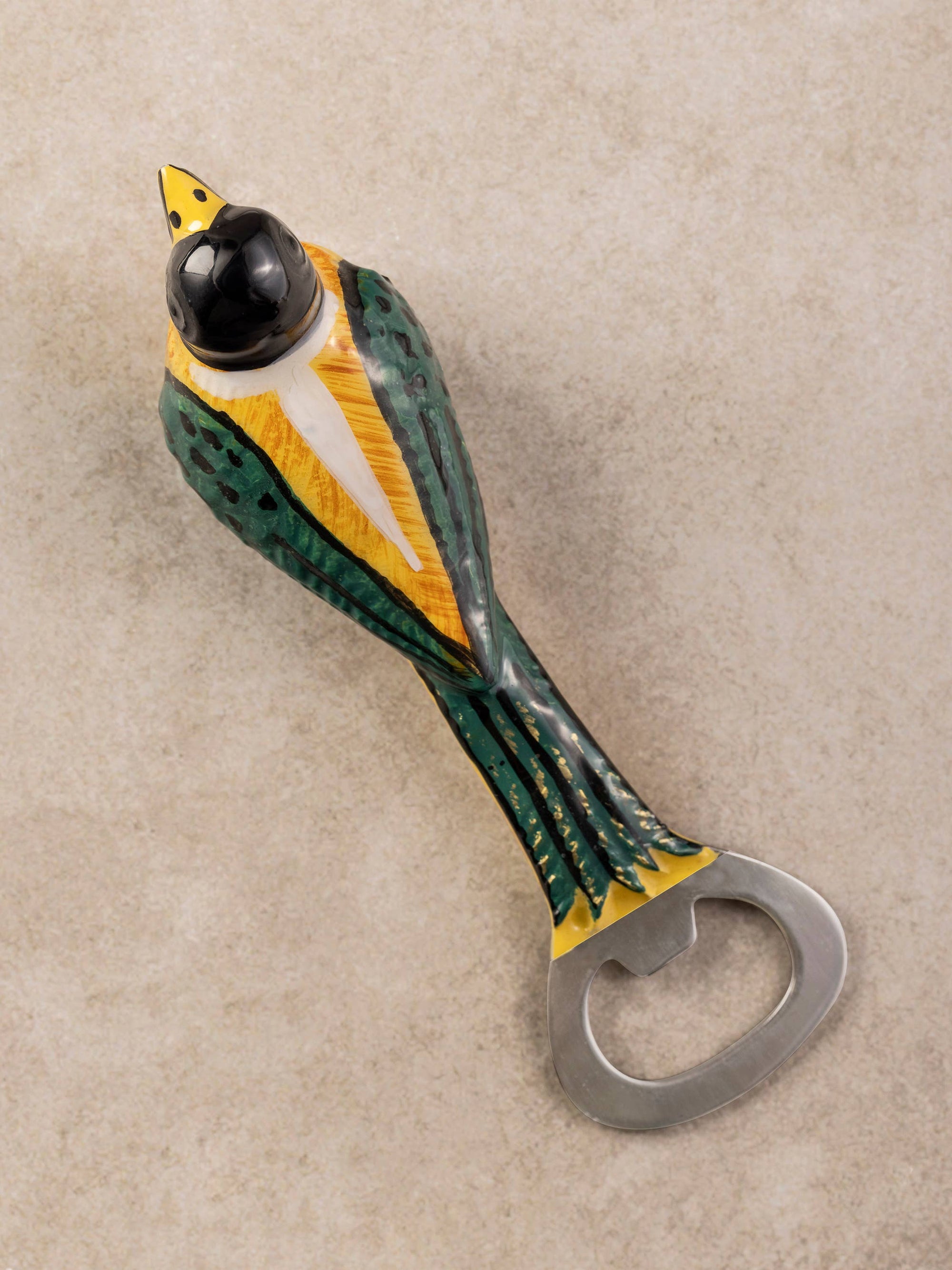Magpie Bird Bottle Opener