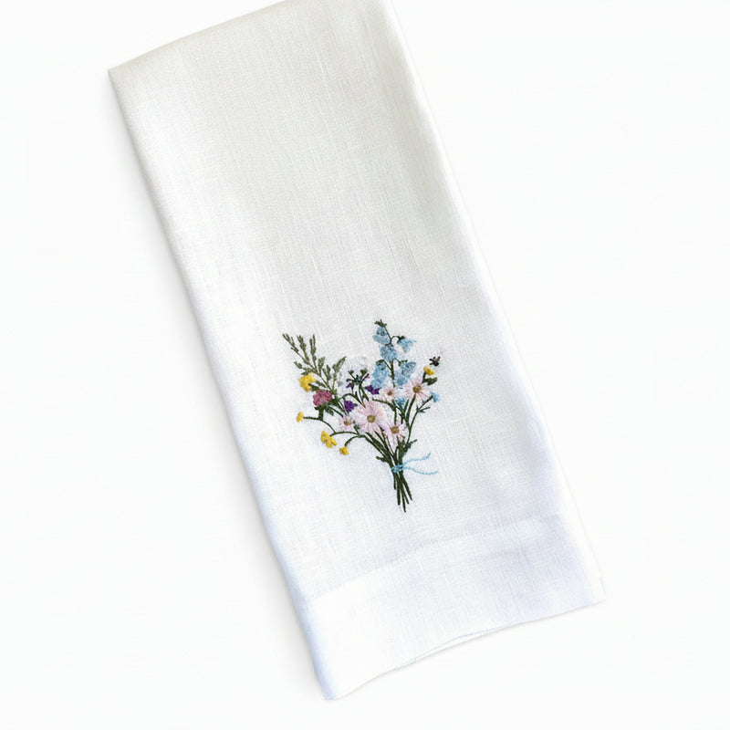 Wildflower Linen Towel