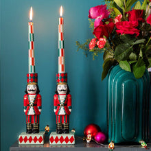 Hand-Painted Nutcracker Candle Holder