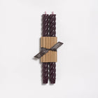 10" Wild Plum Rope Tapers