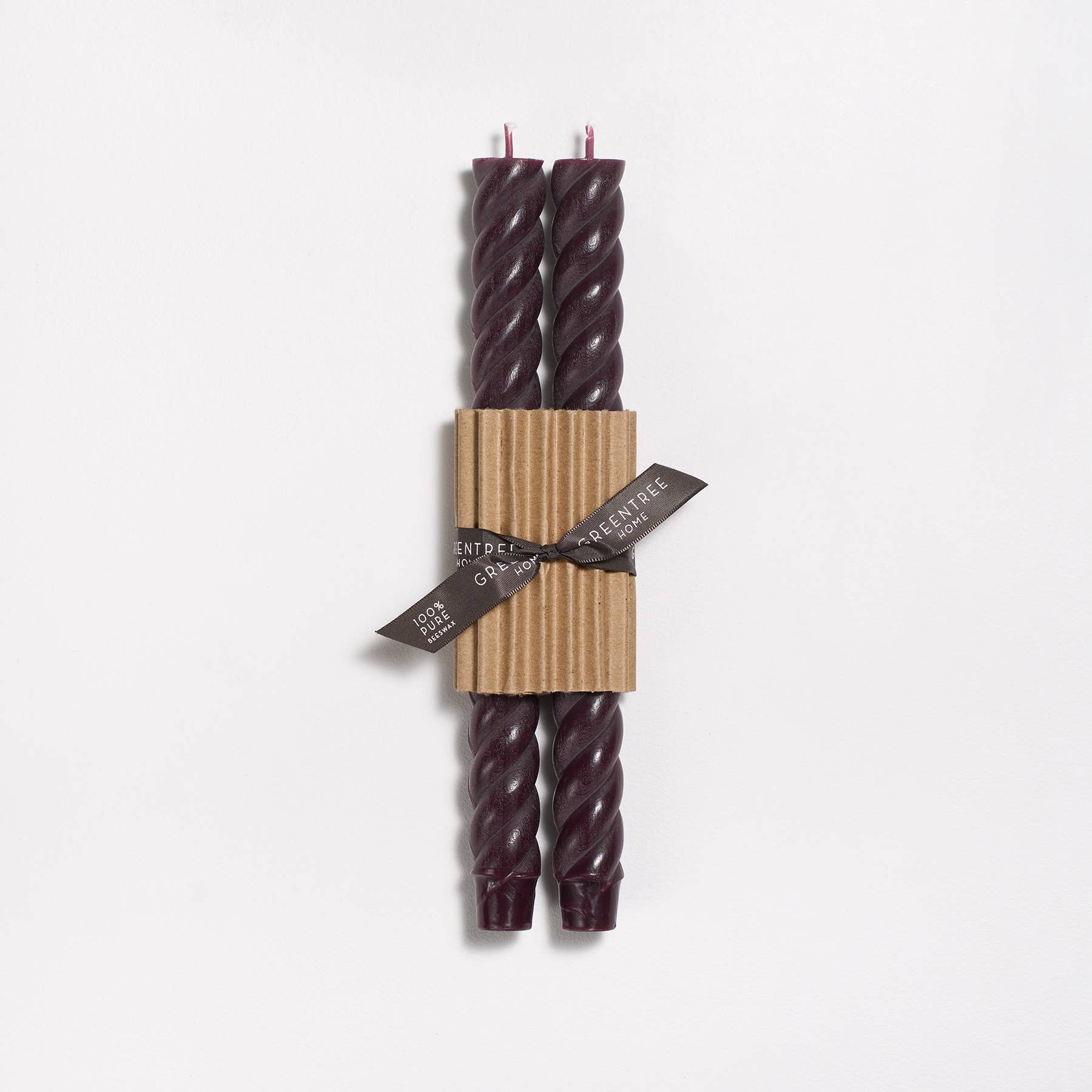 10" Wild Plum Rope Tapers