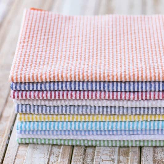 Seersucker Napkins,  Set of 8