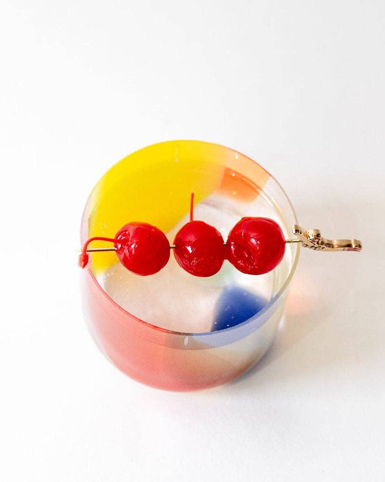 Handmade Tutti Frutti Glass