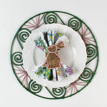 Rattan Bunny Napkin Ring