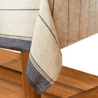 Eze 60x90" Tablecloth, Natural & Blue