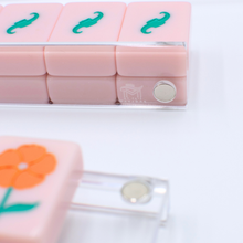 Classic Acrylic Mahjong Racks & Magnetic Pushers