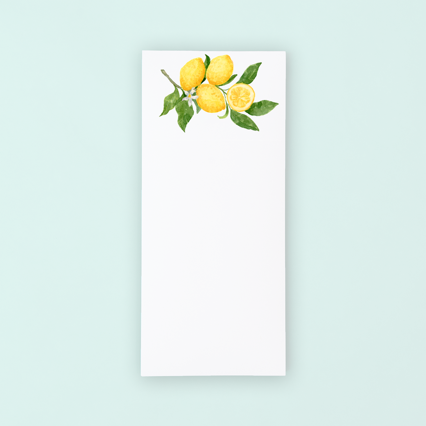 Lemon Branch List Pad
