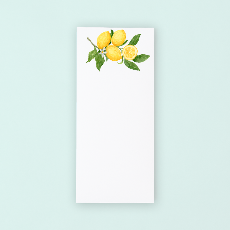 Lemon Branch List Pad