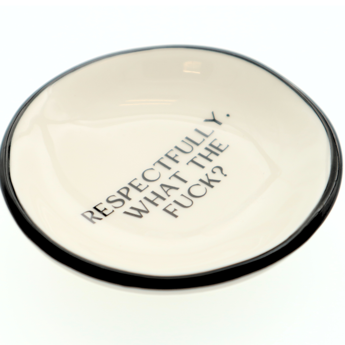 Respectfully WTF Trinket Tray