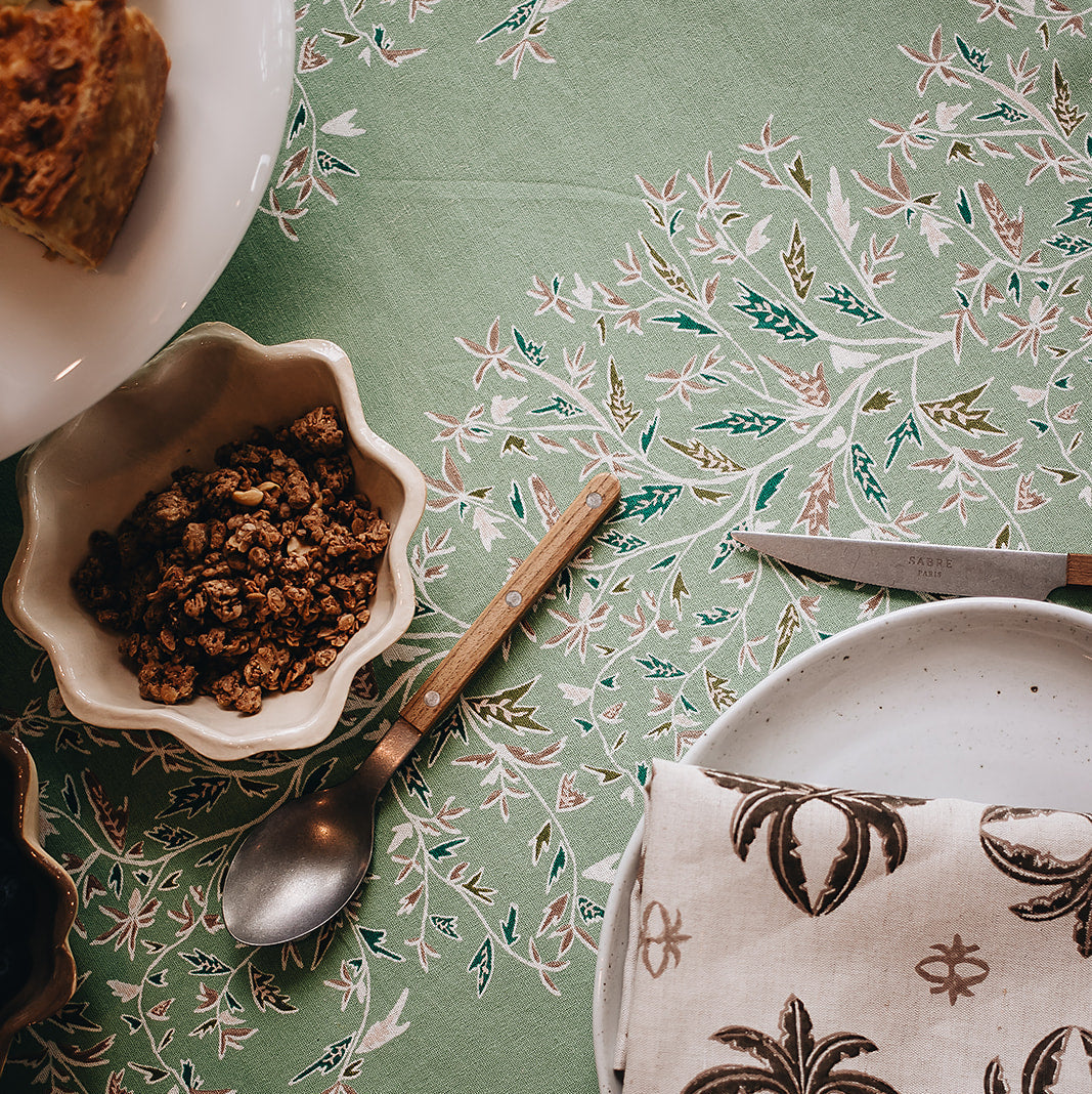 Holy Vine Spruce Tablecloth