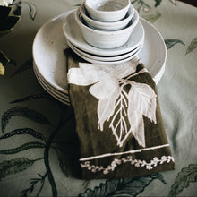 Brown Magnolia Napkin