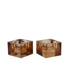 Umber Brown Tea Lights