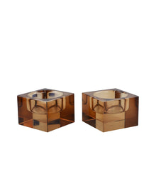 Umber Brown Tea Lights