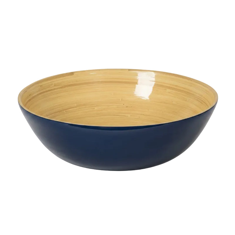 Bamboo Classic Serving Bowl, Navy