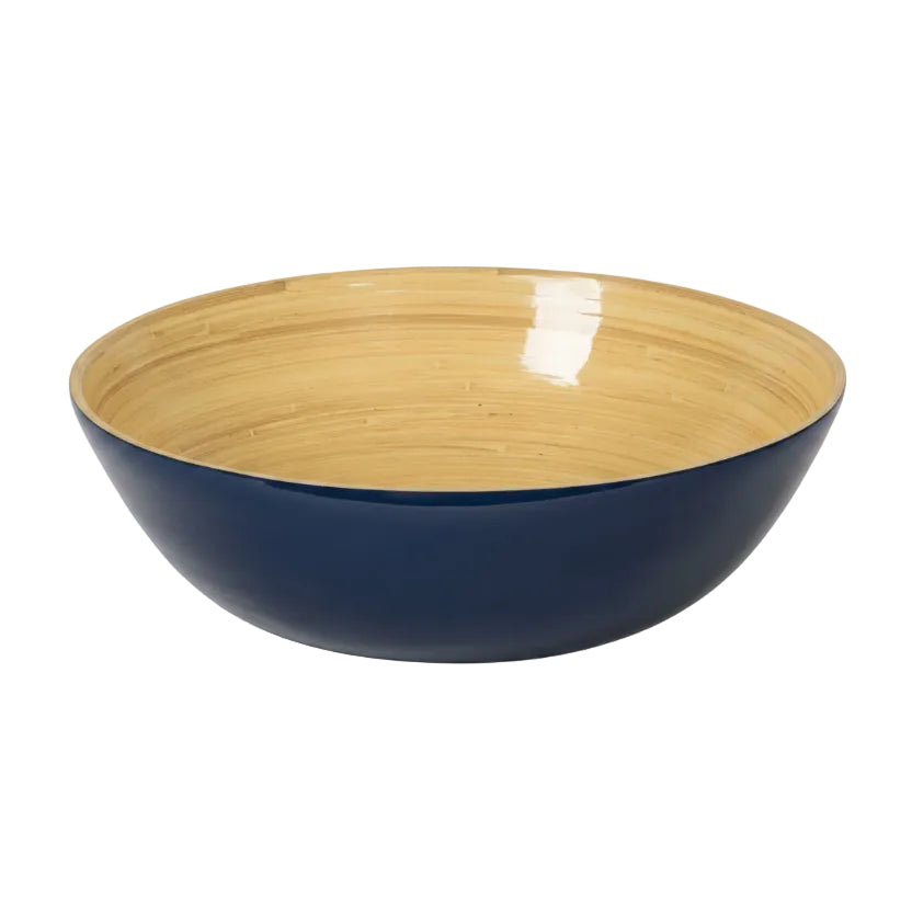Bamboo Classic Serving Bowl, Navy