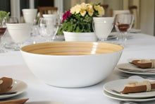 Bamboo Large Party Bowl, Dove Blue