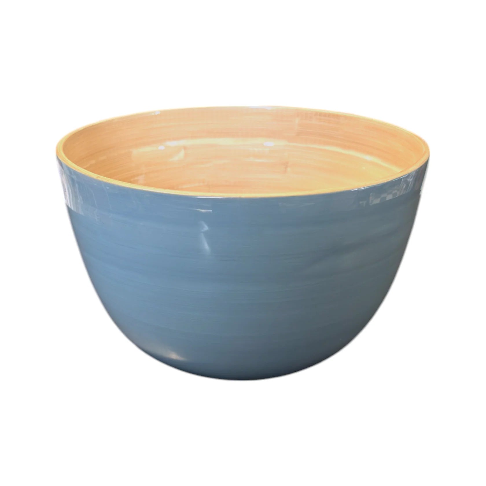 Bamboo 10" Serving Bowl, Dove Blue