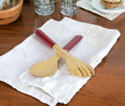 Bamboo 10.7" Serving Set, White