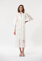 White Eyelet Dress