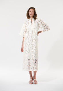 White Eyelet Dress