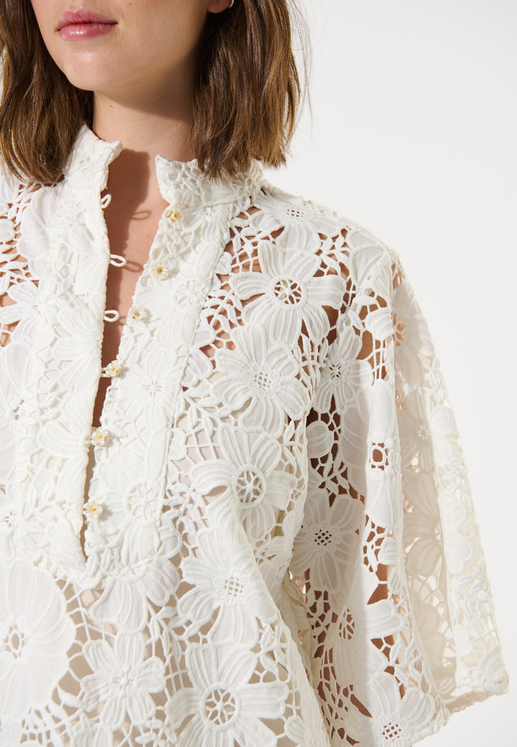 White Eyelet Dress