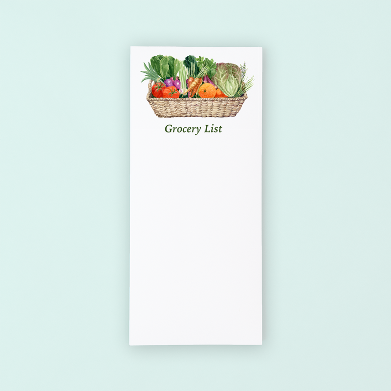 Vegetable Basket List Pad