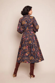 Cara Cara Raya Dress, Blue Vint Blooms