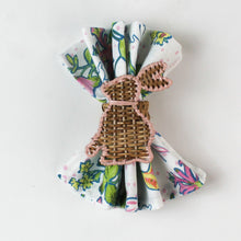 Rattan Bunny Napkin Ring