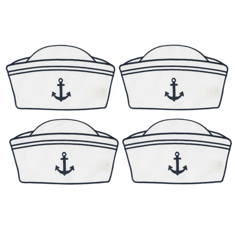 Sailor Hat Cocktail Napkins, Set of 4