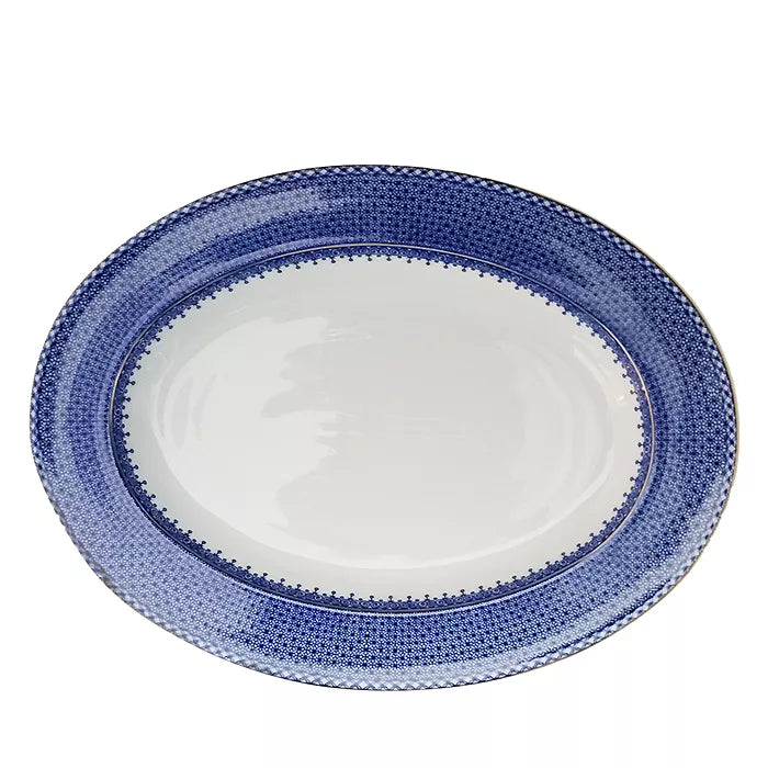 Blue Lace 15" Oval Platter