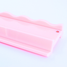 Acrylic Wavy Pusher, Solid Pink