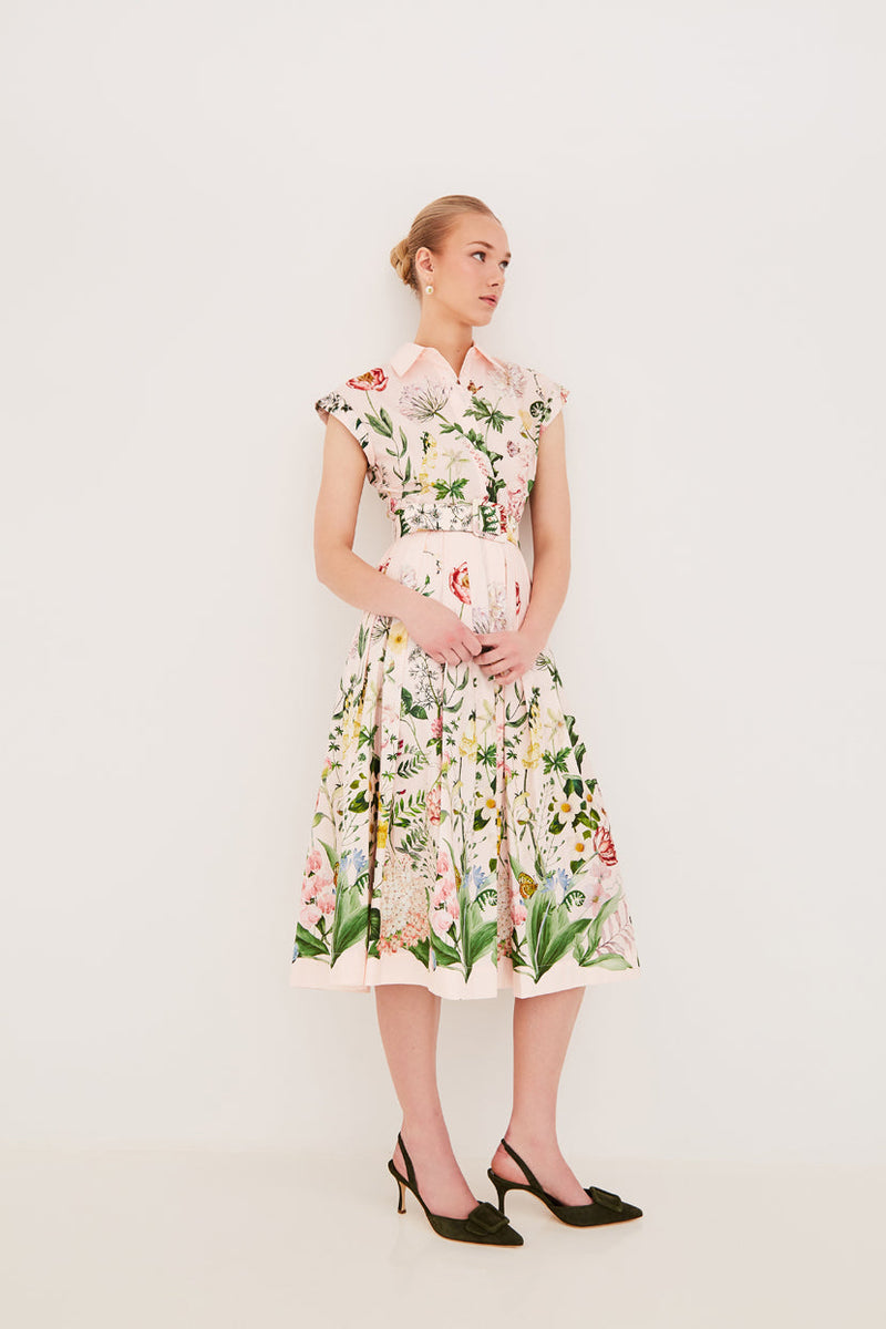 Octavia Dress, Bloomsfield Pink by Cara Cara