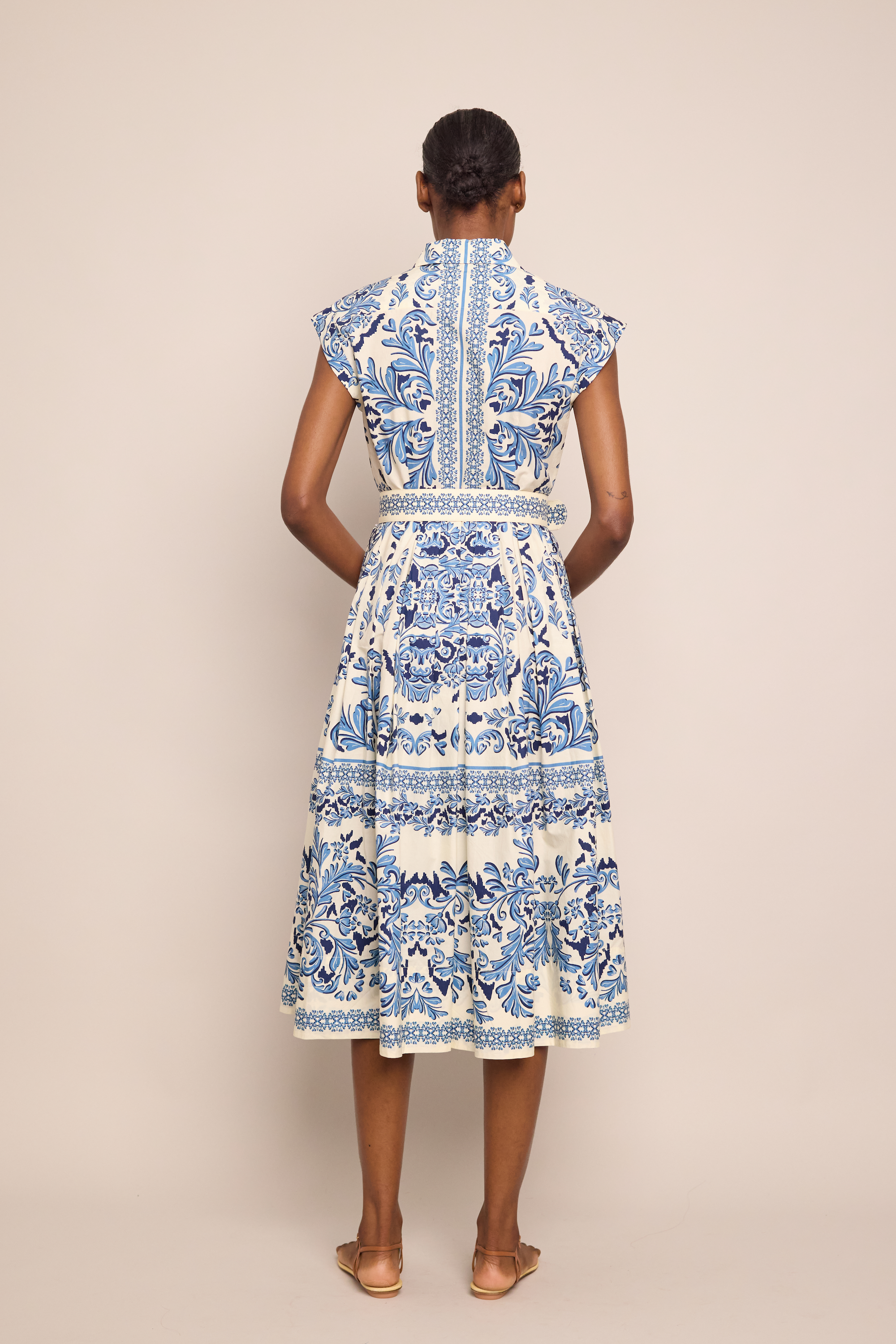 Octavia Dress, Saltaire Blue by Cara Cara | Fox & Willow Octavia Dress, Saltaire Blue by Cara Cara | Fox & Willow