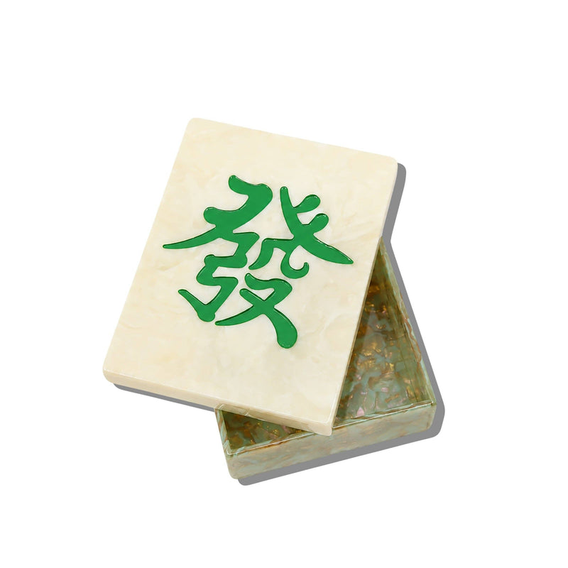 Crack Hand-Painted Trinket Box