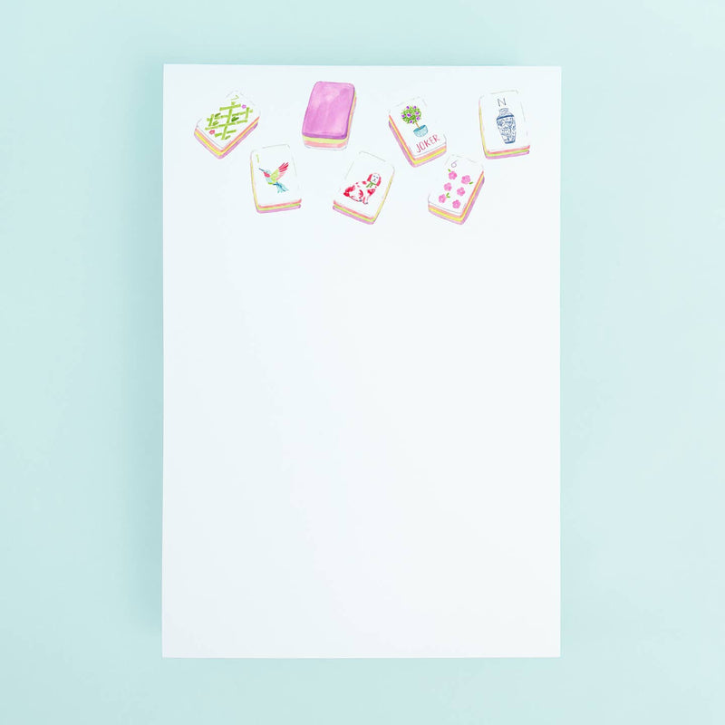 Large Mahjong Tiles Notepad
