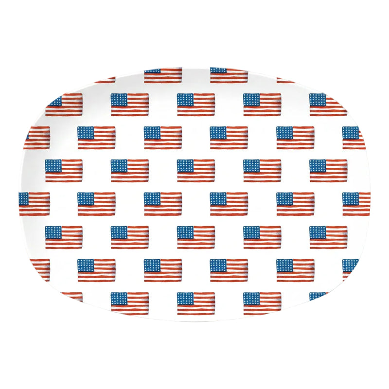 American Flag Platter