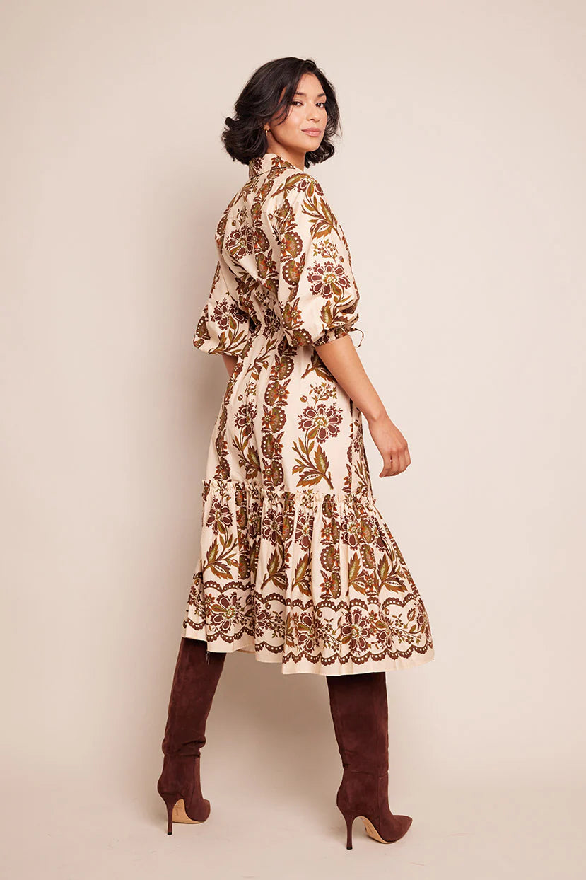 Cara Cara Hutton Dress, Olive
