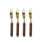 Wooden Handle Spreader, Set of 4