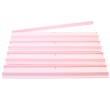 Pink Acrylic Mahjong Racks & Magnetic Pushers