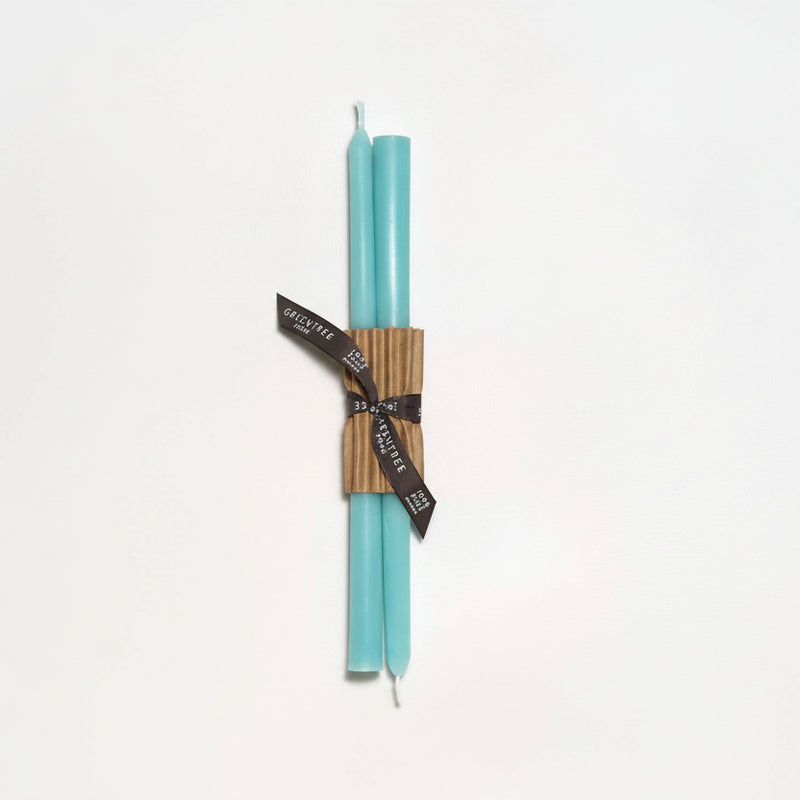 12" Robin's Egg Blue Tapers