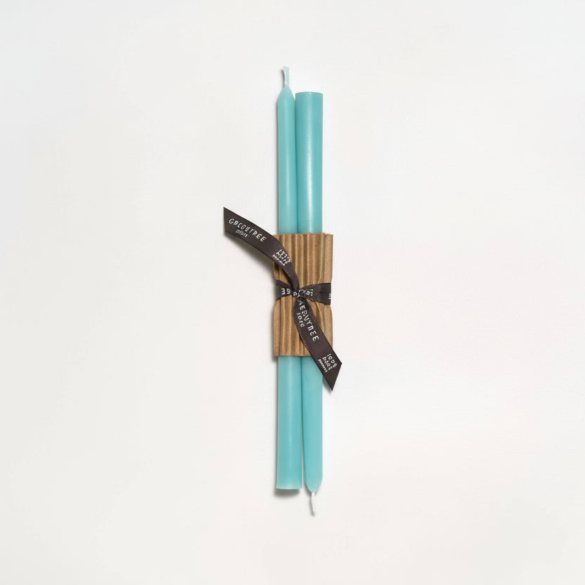 10" Robin's Egg Blue Tapers