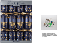 Hanukkah Crackers,  Set of 8
