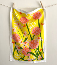 Allium & Aster Tea Towel