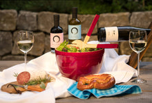 Bamboo Serving Bowl: White