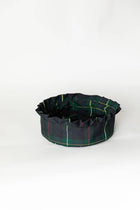 Amish Round Basket with Tartan Liner
