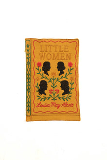 Set of 4 Literary Heroines Embroidered Cocktail Napkins