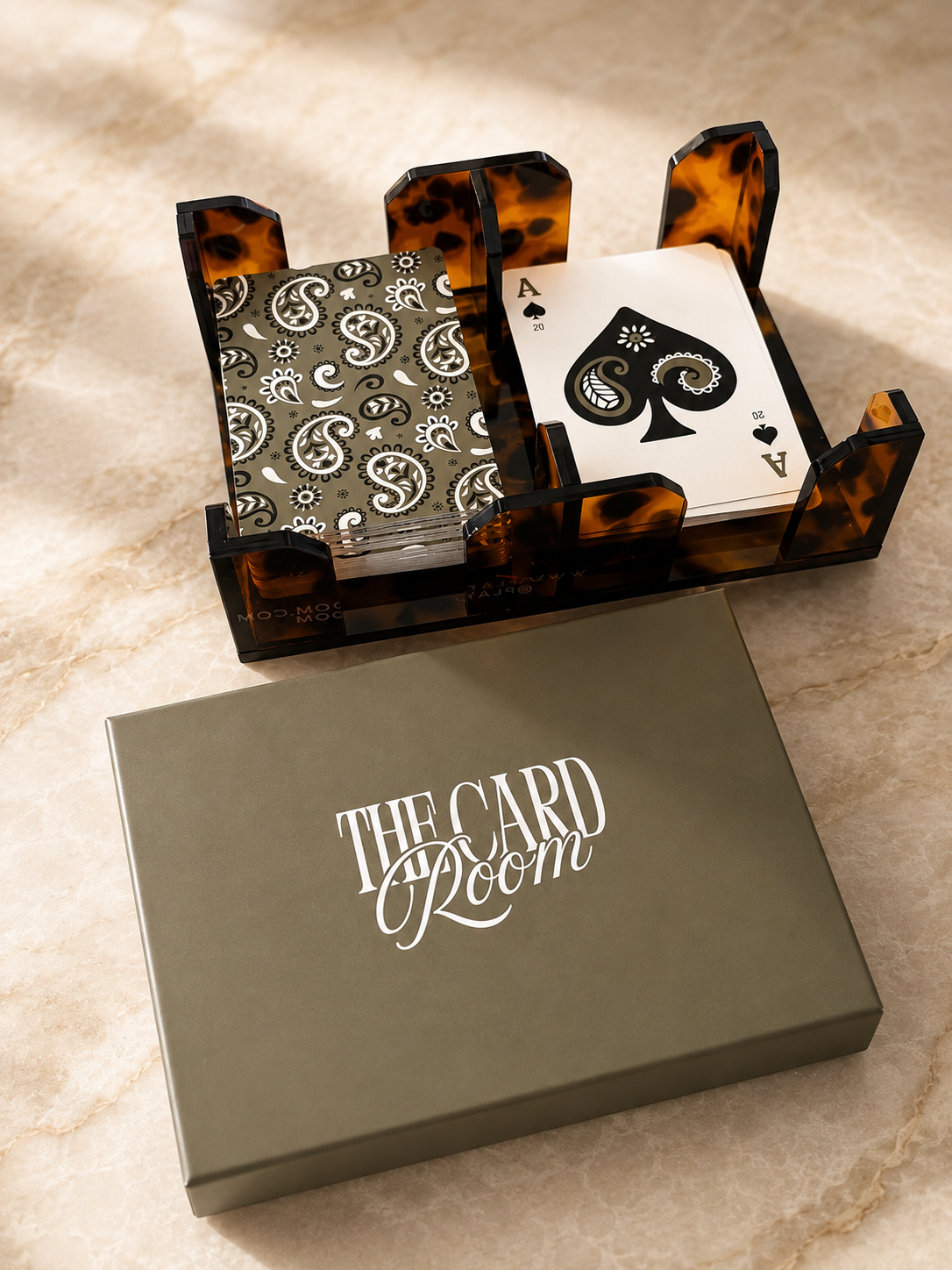 Green Bandanna Canasta Cards with Points